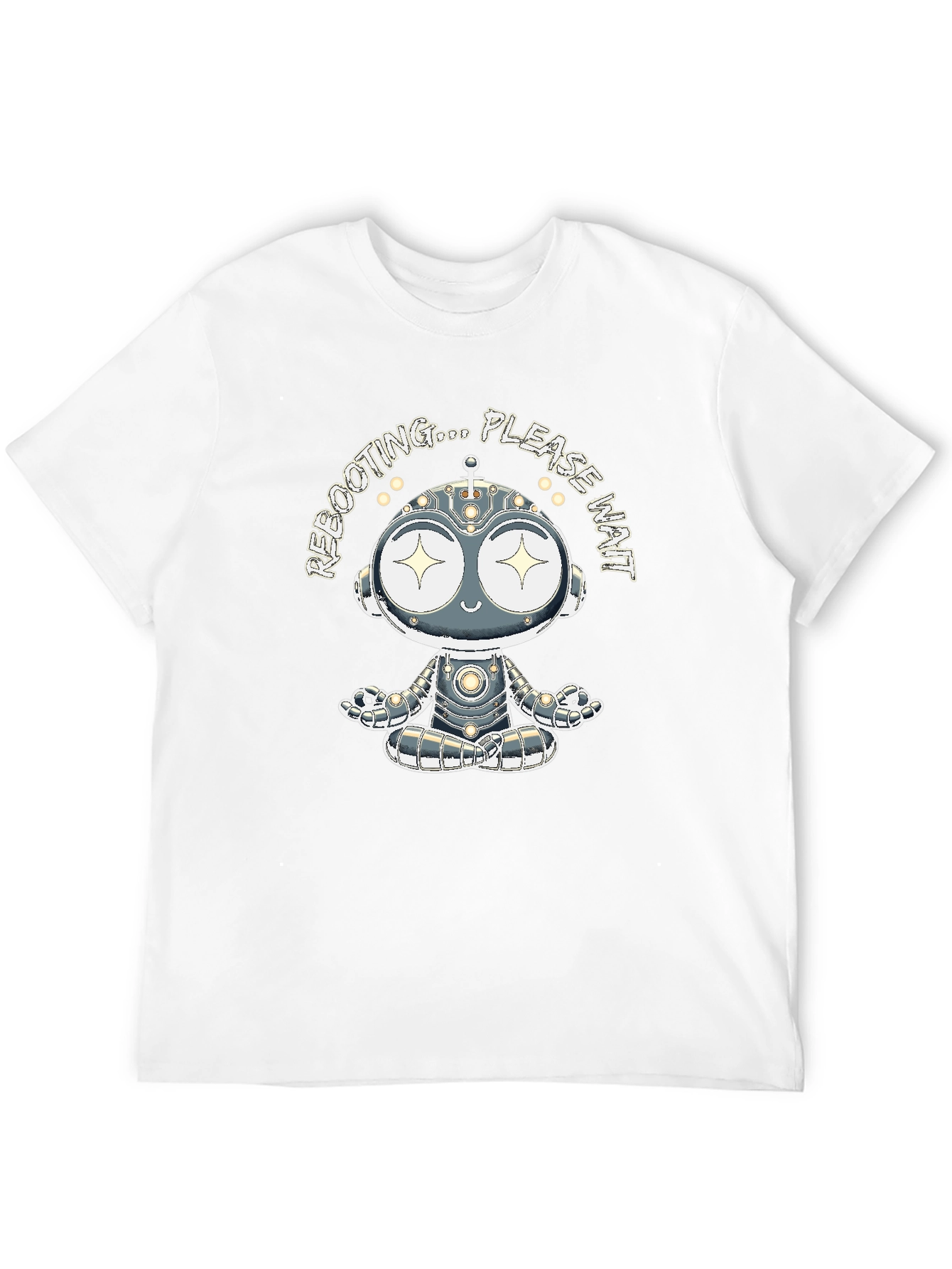 Rebooting Robot Graphic Tee - Black