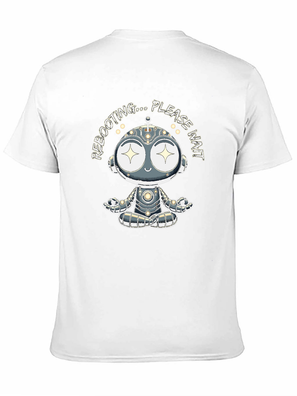 Rebooting Robot Graphic Tee - Black