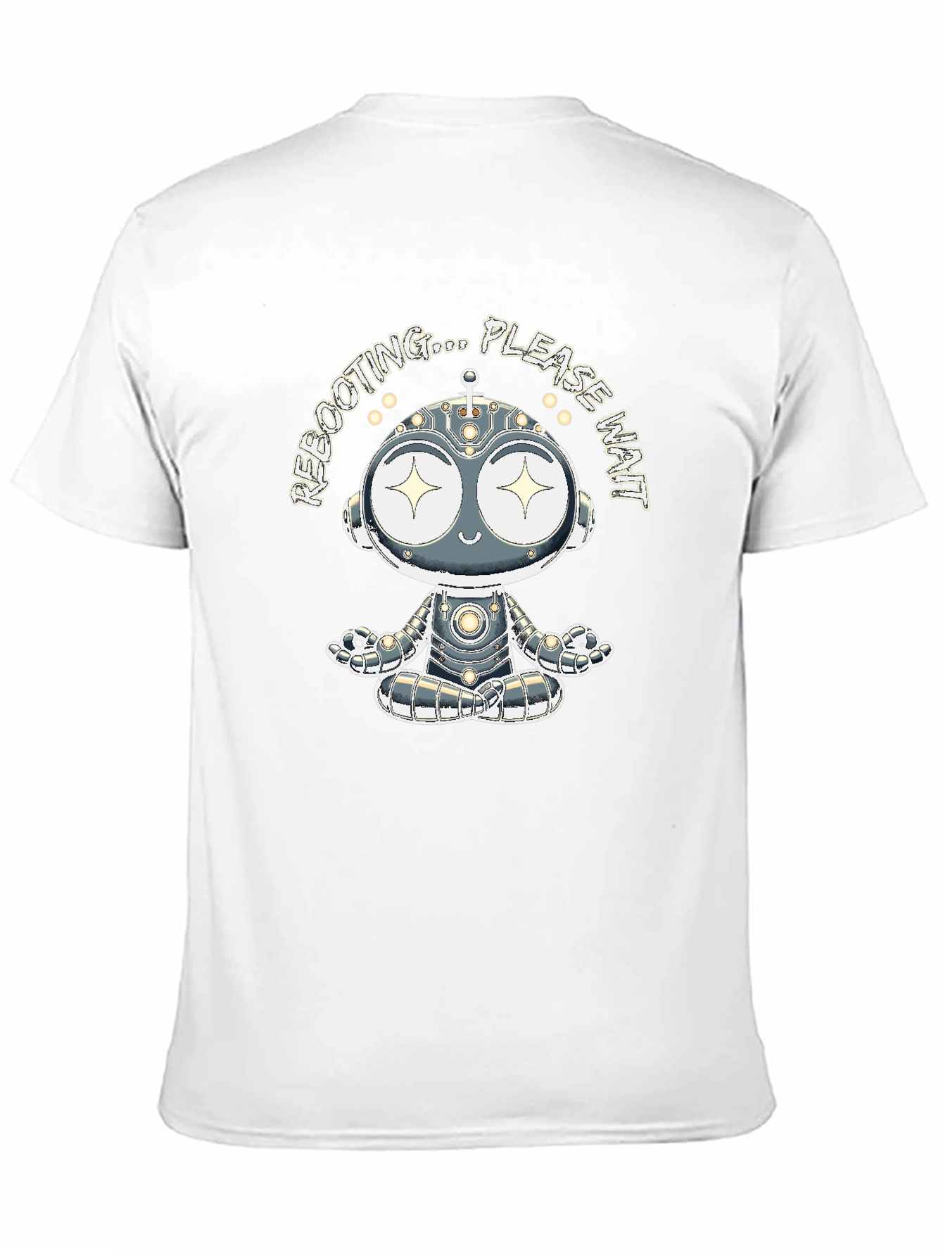 Rebooting Robot Graphic Tee - Black