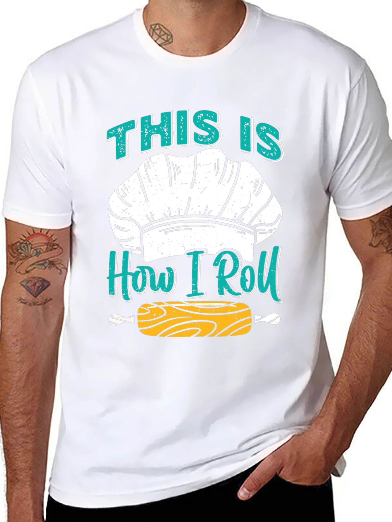 Chefs How I Roll T-Shirt - Baking Apparel