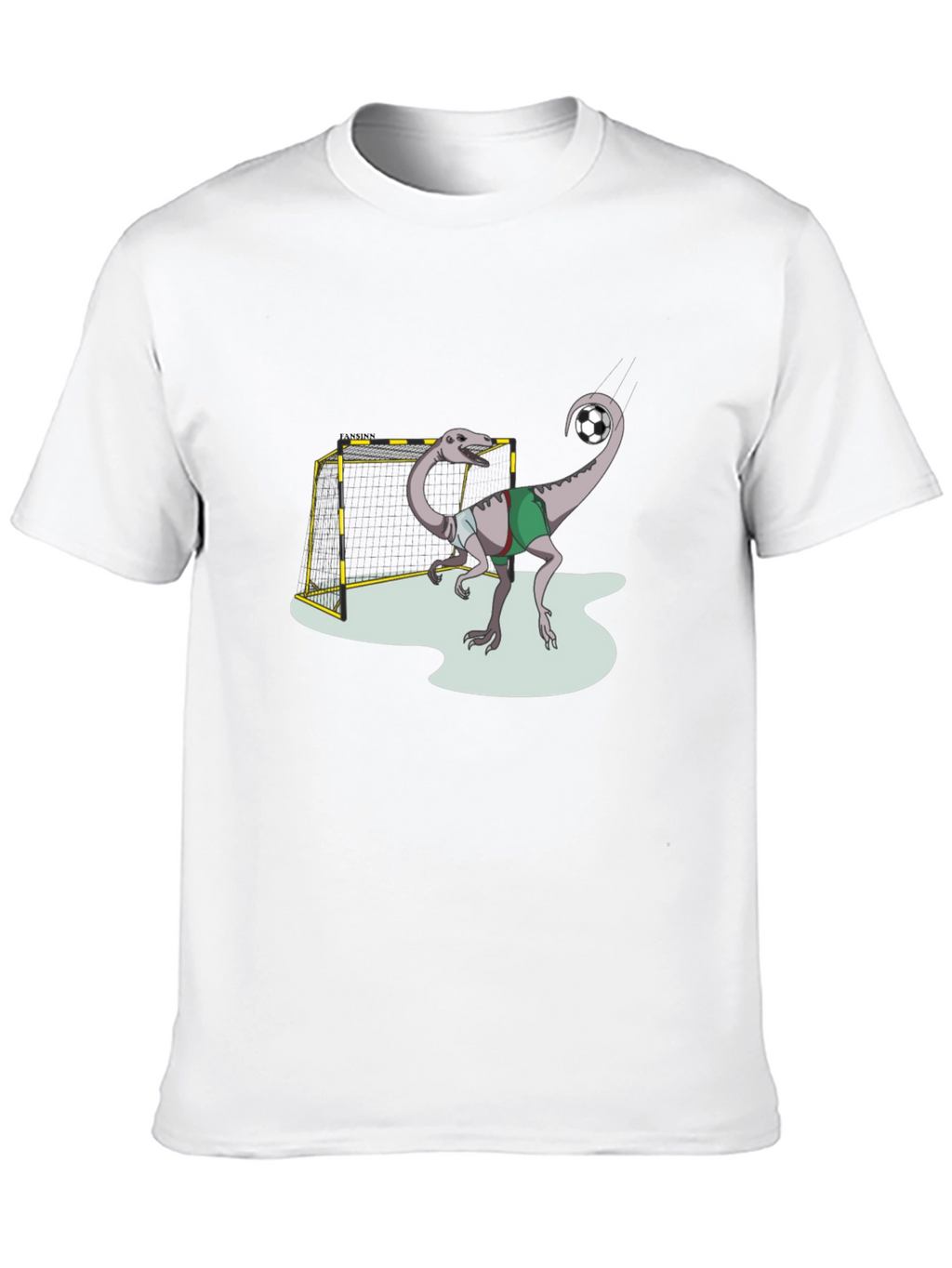 Dino Soccer T-Shirt - Fun Graphic Tee