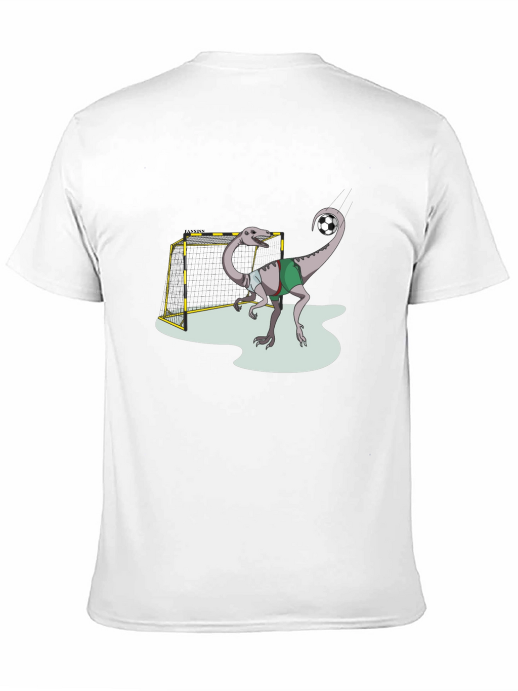 Dino Soccer T-Shirt - Fun Graphic Tee