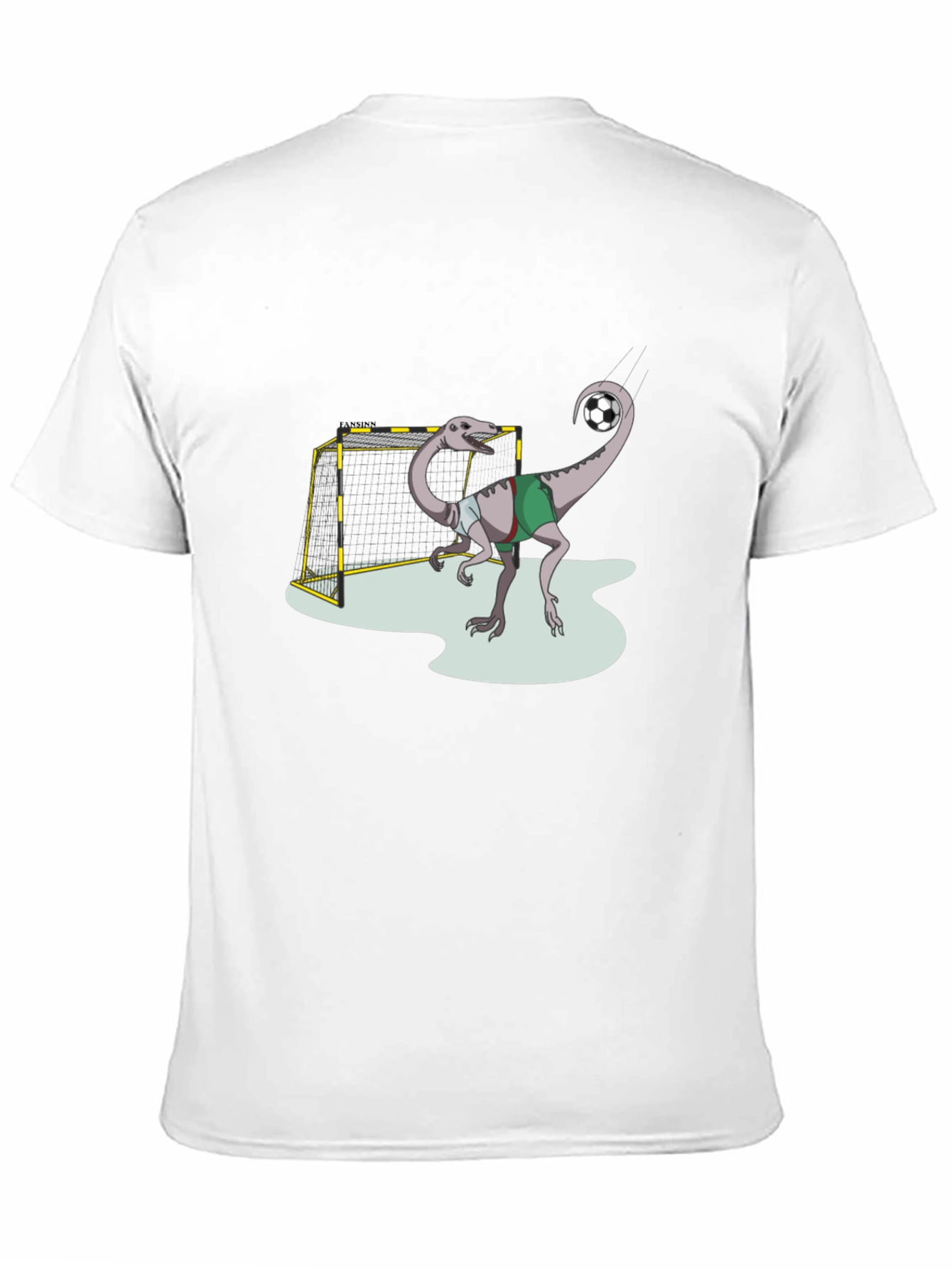Dino Soccer T-Shirt - Fun Graphic Tee