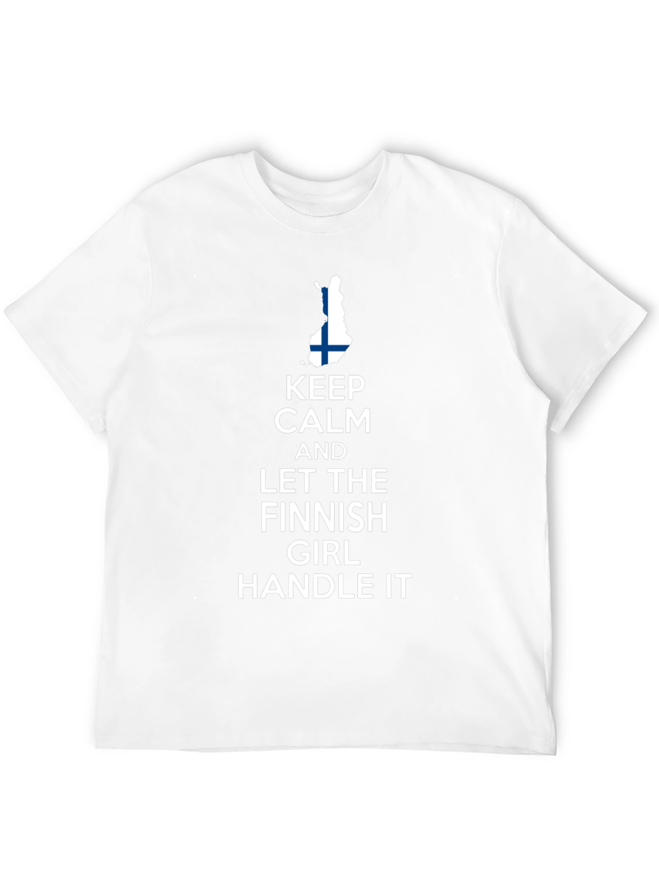 Keep Calm Finnish Girl T-Shirt - Finland Pride