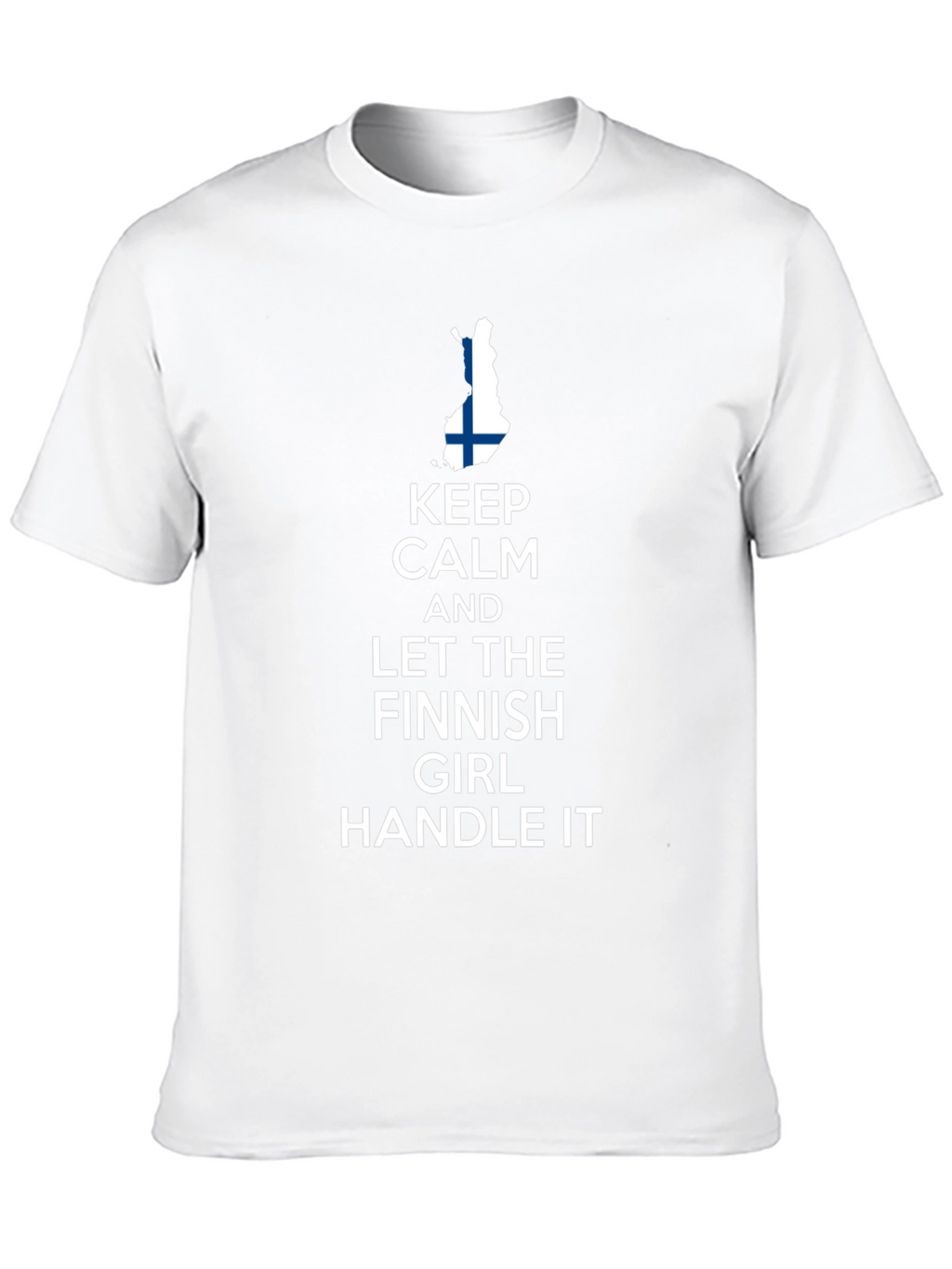 Keep Calm Finnish Girl T-Shirt - Finland Pride