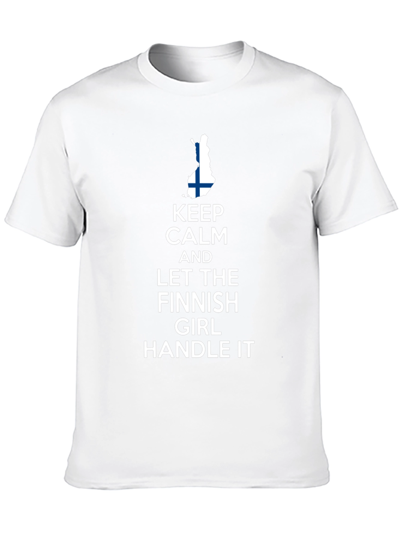 Keep Calm Finnish Girl T-Shirt - Finland Pride