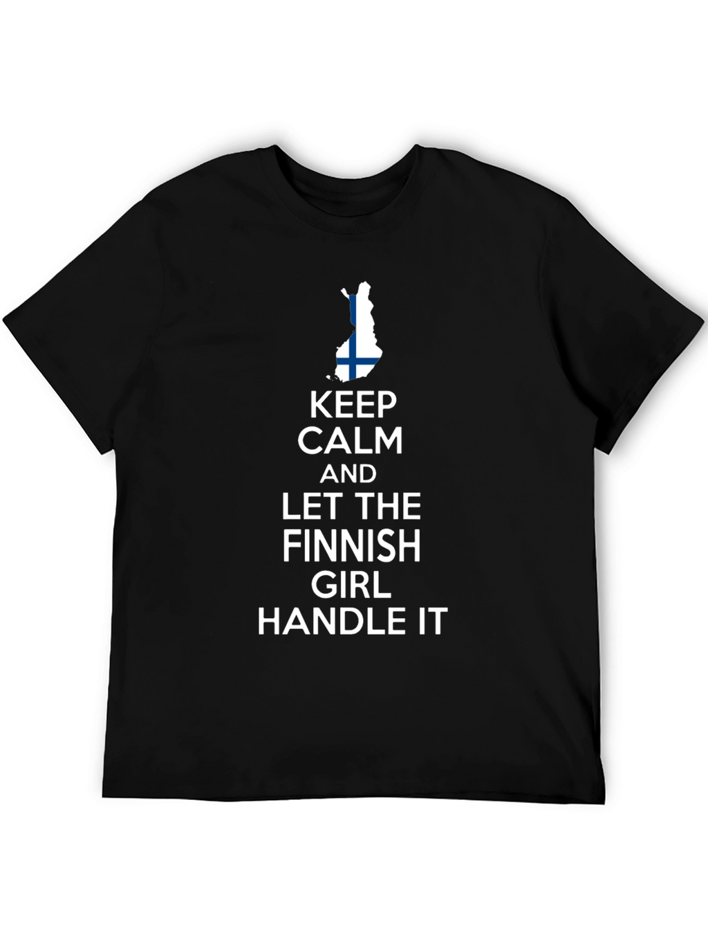Keep Calm Finnish Girl T-Shirt - Finland Pride