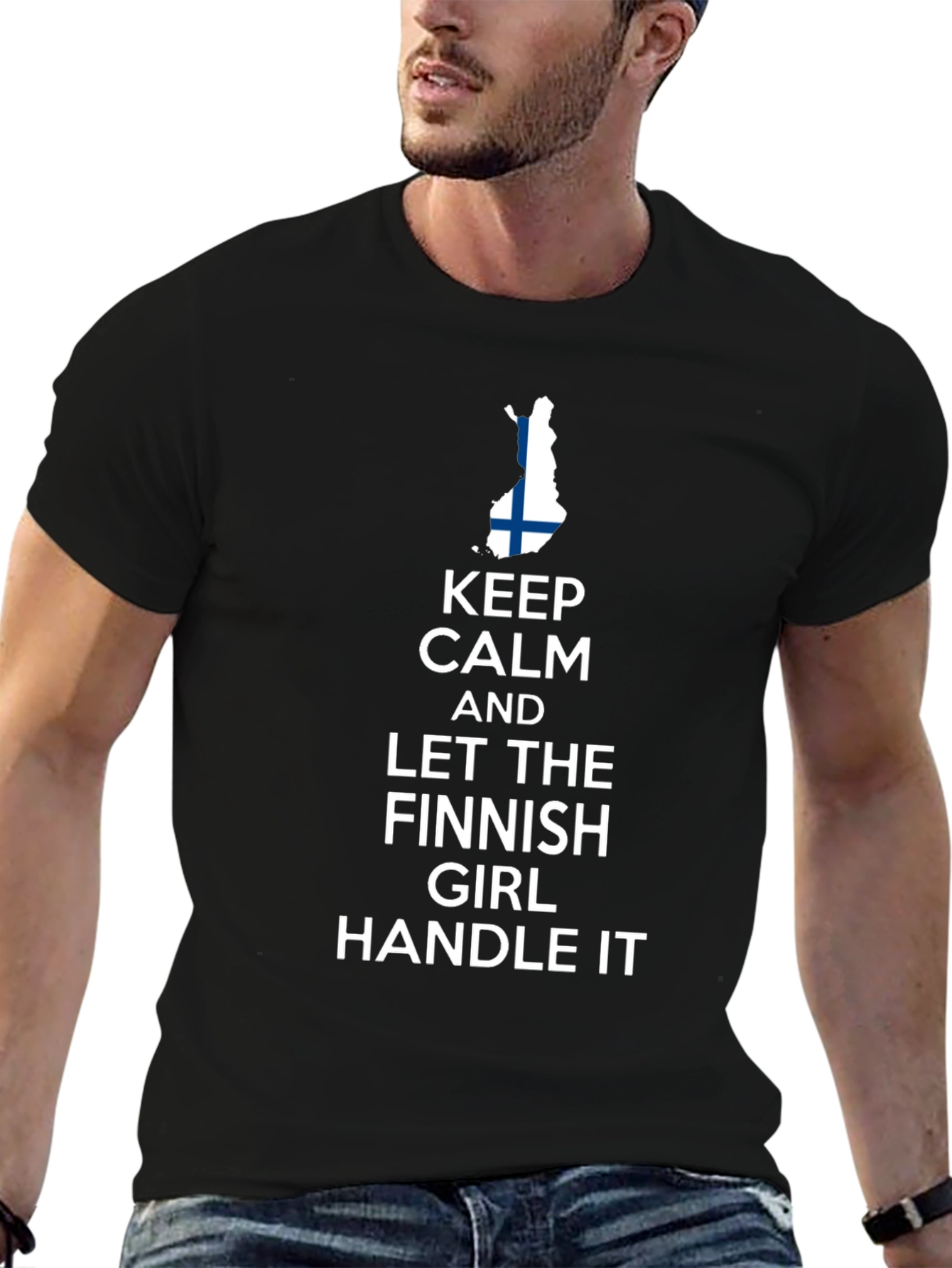 Keep Calm Finnish Girl T-Shirt - Finland Pride