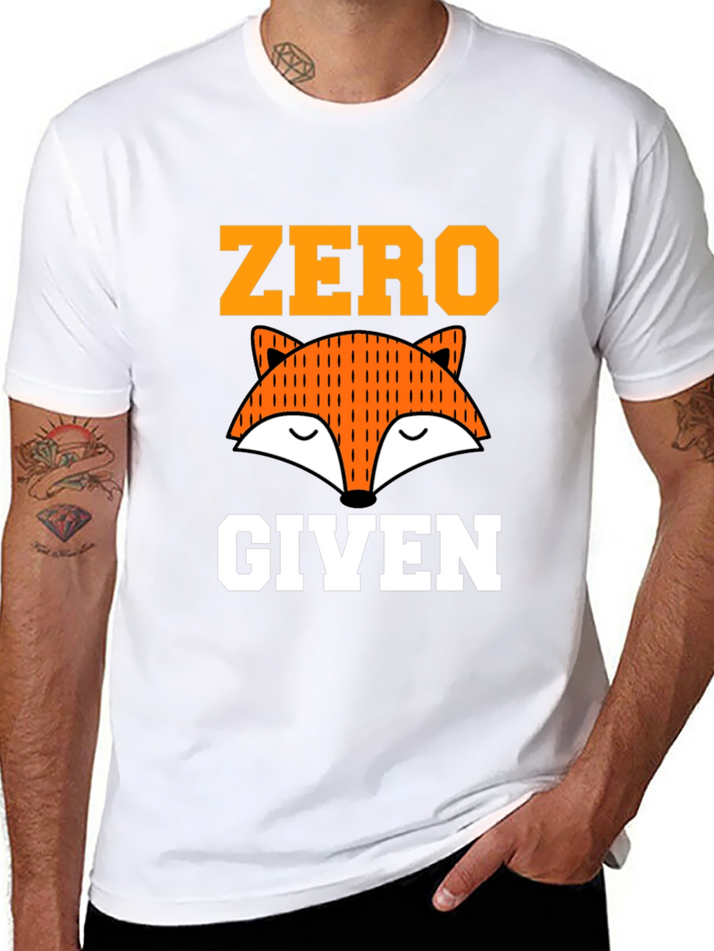 Zero Fox Given Graphic Tee - Funny Unisex T-Shirt