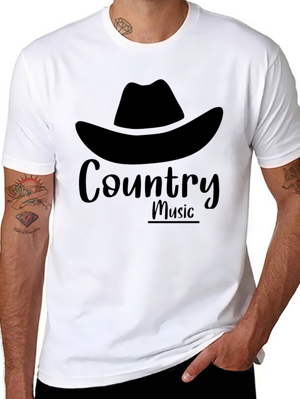 Country Music Hat Graphic Tee
