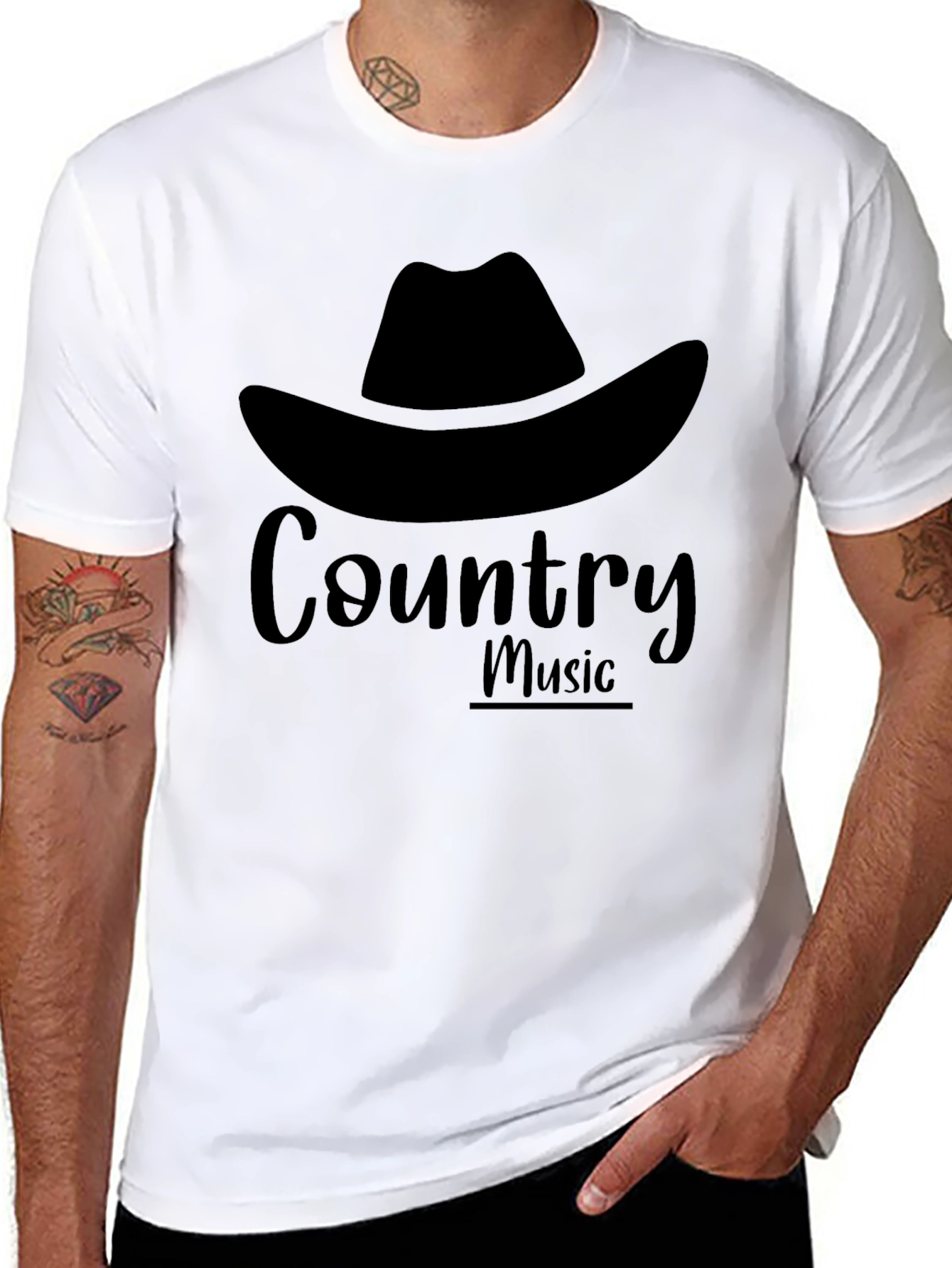 Country Music Hat Graphic Tee