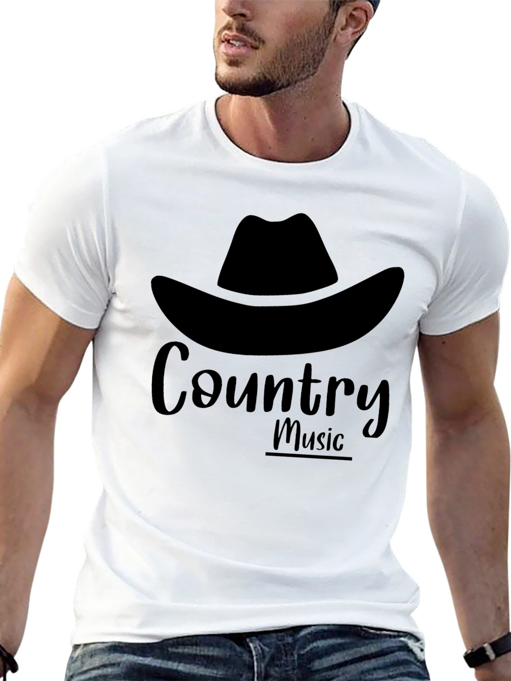 Country Music Hat Graphic Tee