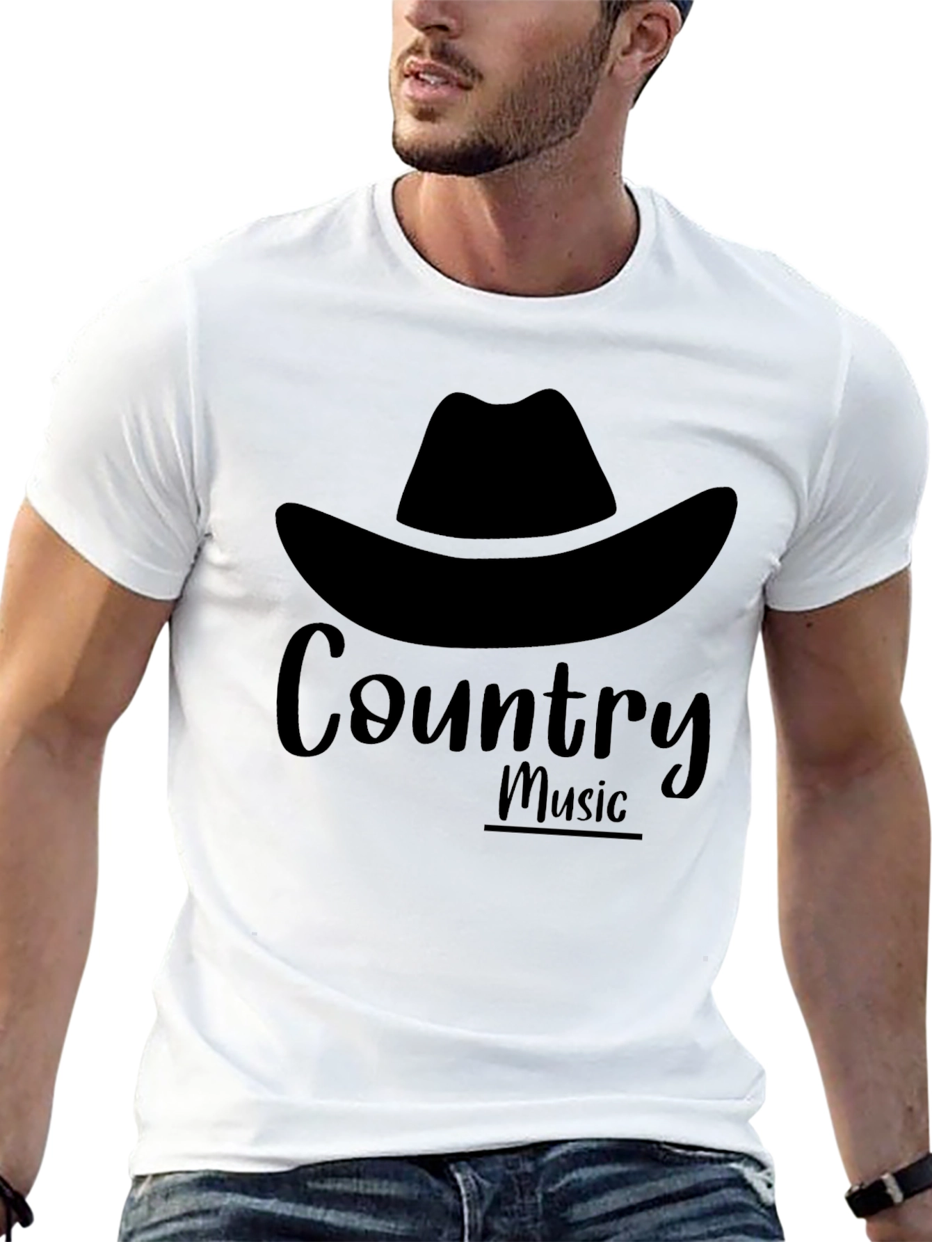 Country Music Hat Graphic Tee