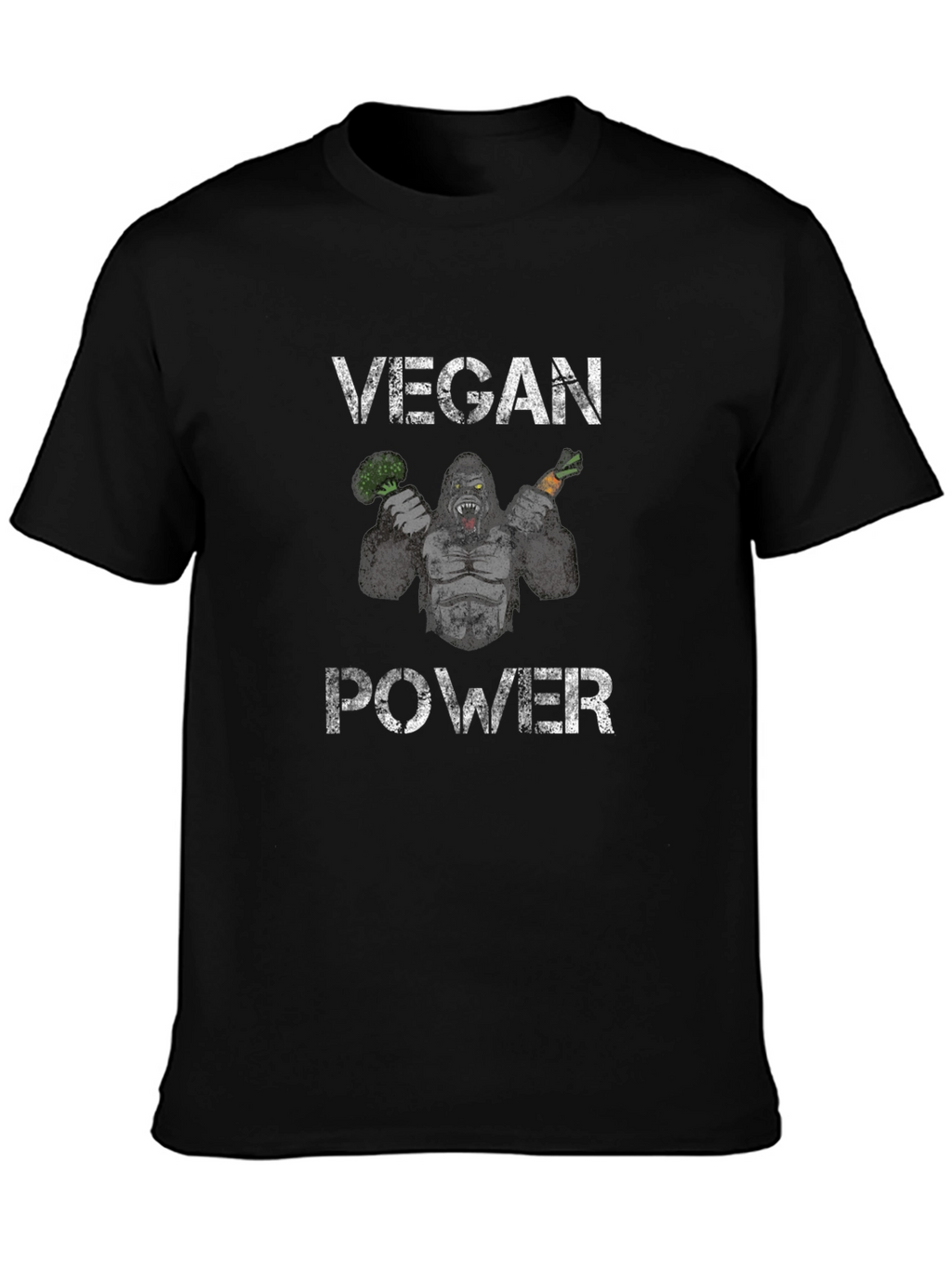 Vegan Power Gorilla Graphic Tee