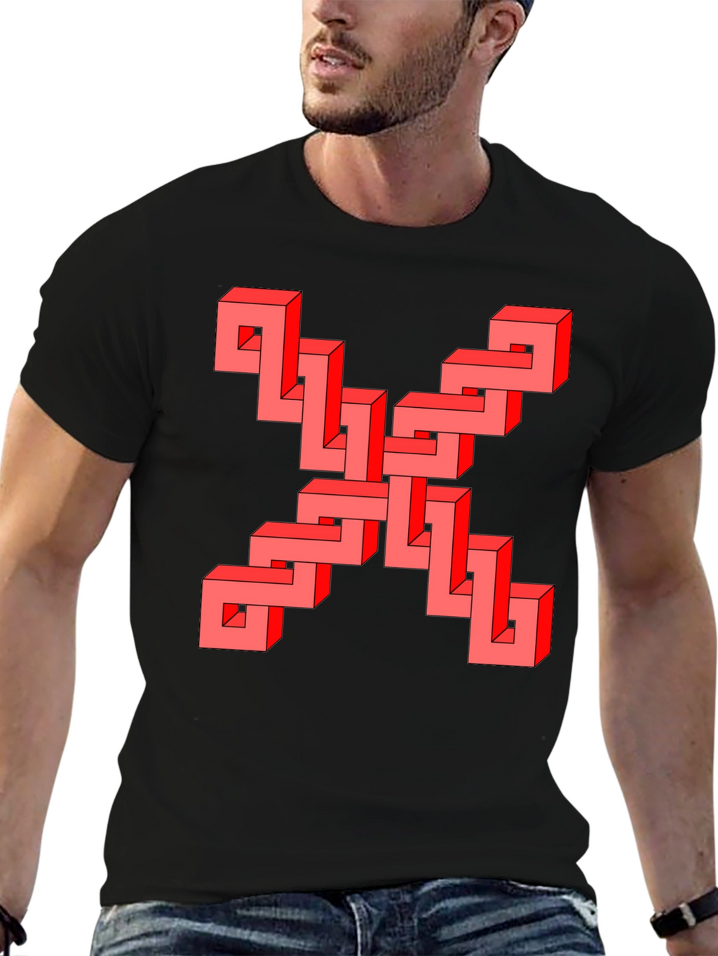 Impossible Shape T-Shirt - Black