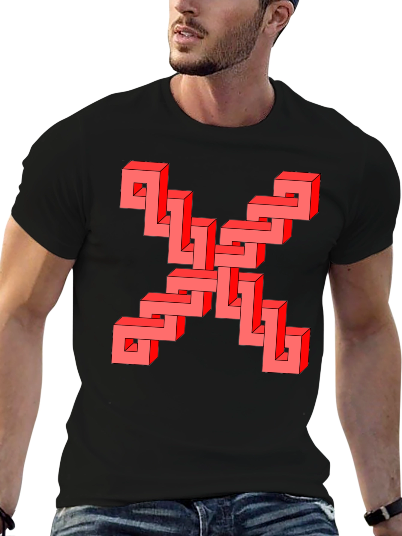 Impossible Shape T-Shirt - Black