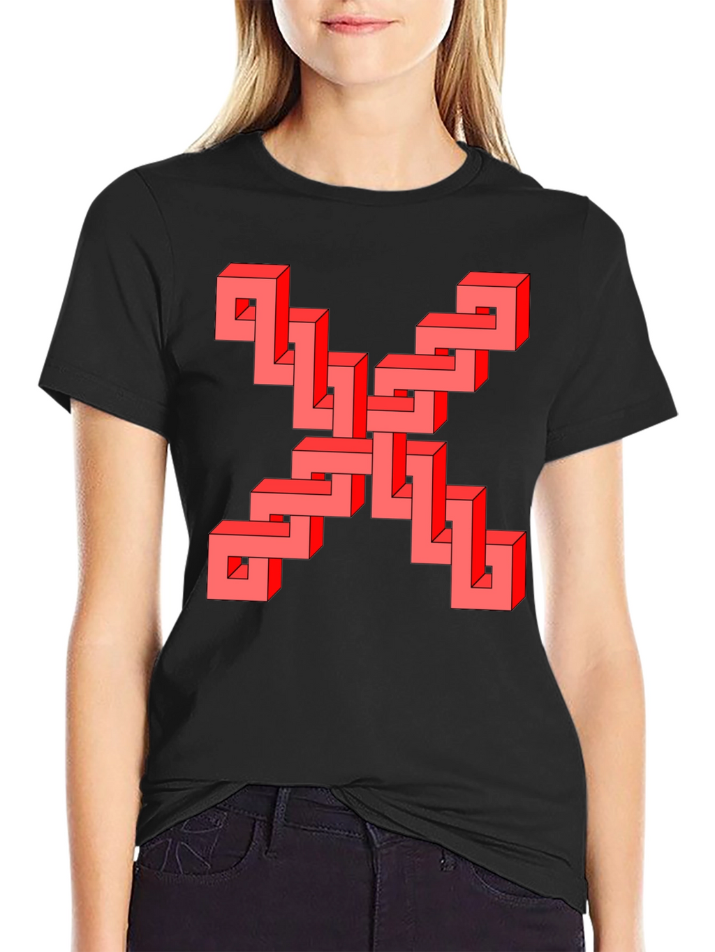 Impossible Shape T-Shirt - Black