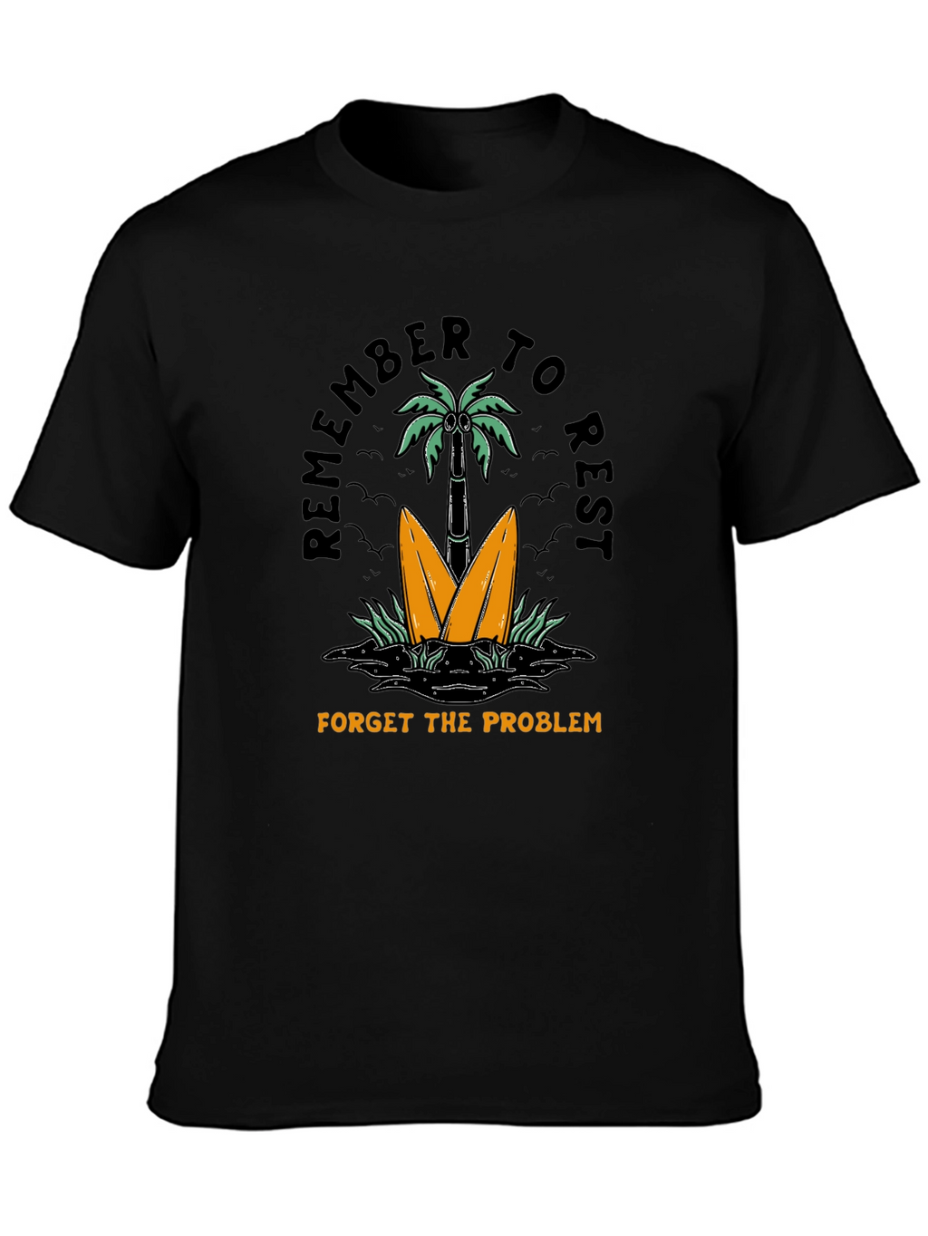 Relax Graphic Tee: Remember to Rest T-Shirt
