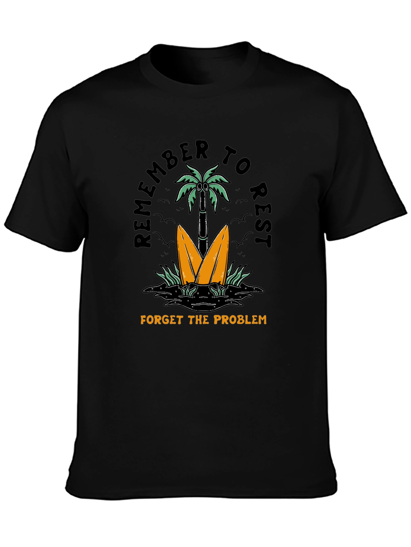Relax Graphic Tee: Remember to Rest T-Shirt