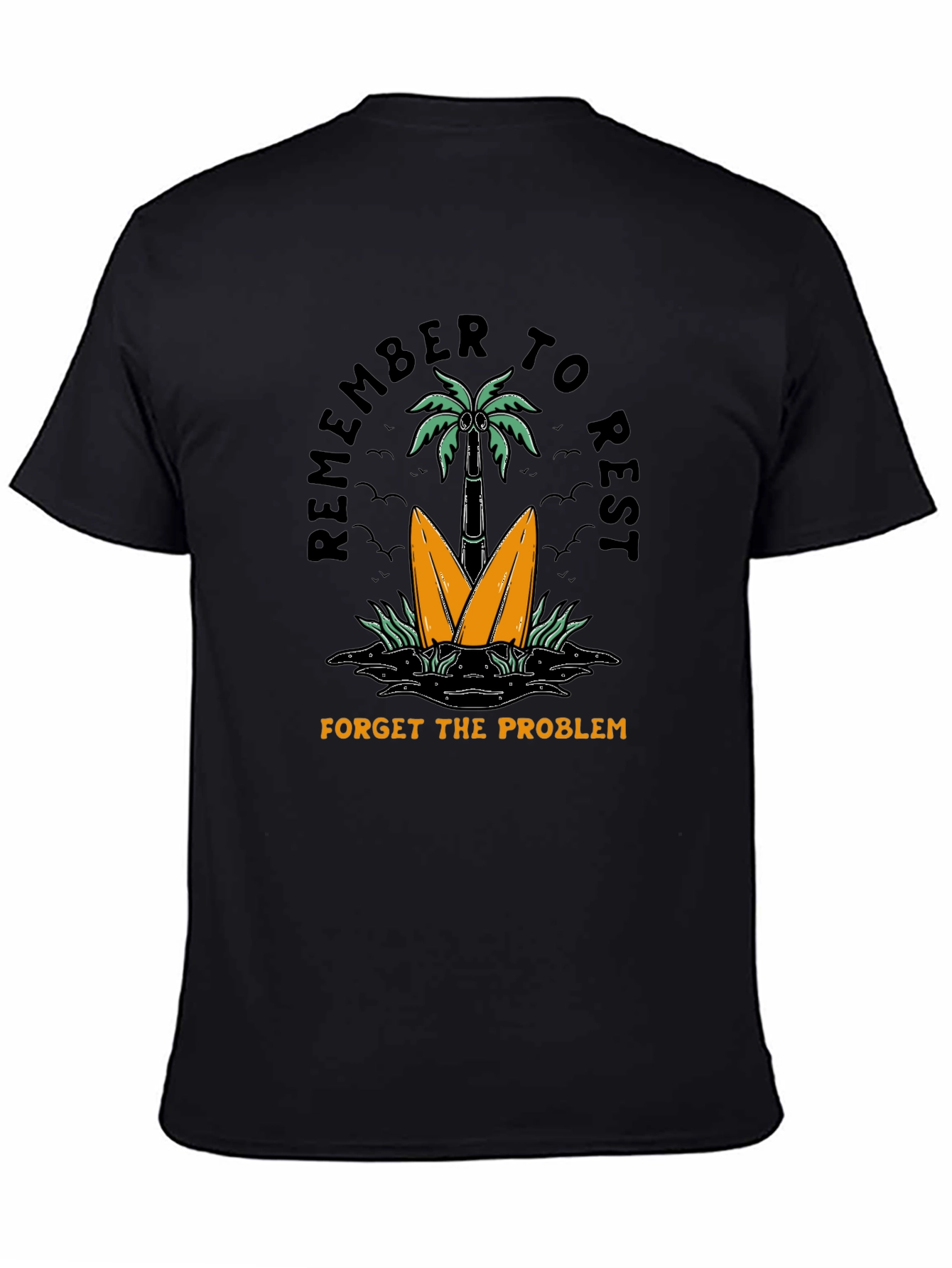 Relax Graphic Tee: Remember to Rest T-Shirt