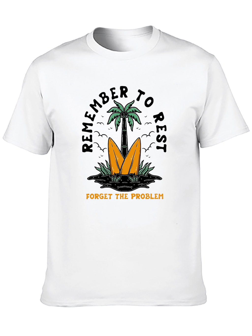 Relax Graphic Tee: Remember to Rest T-Shirt