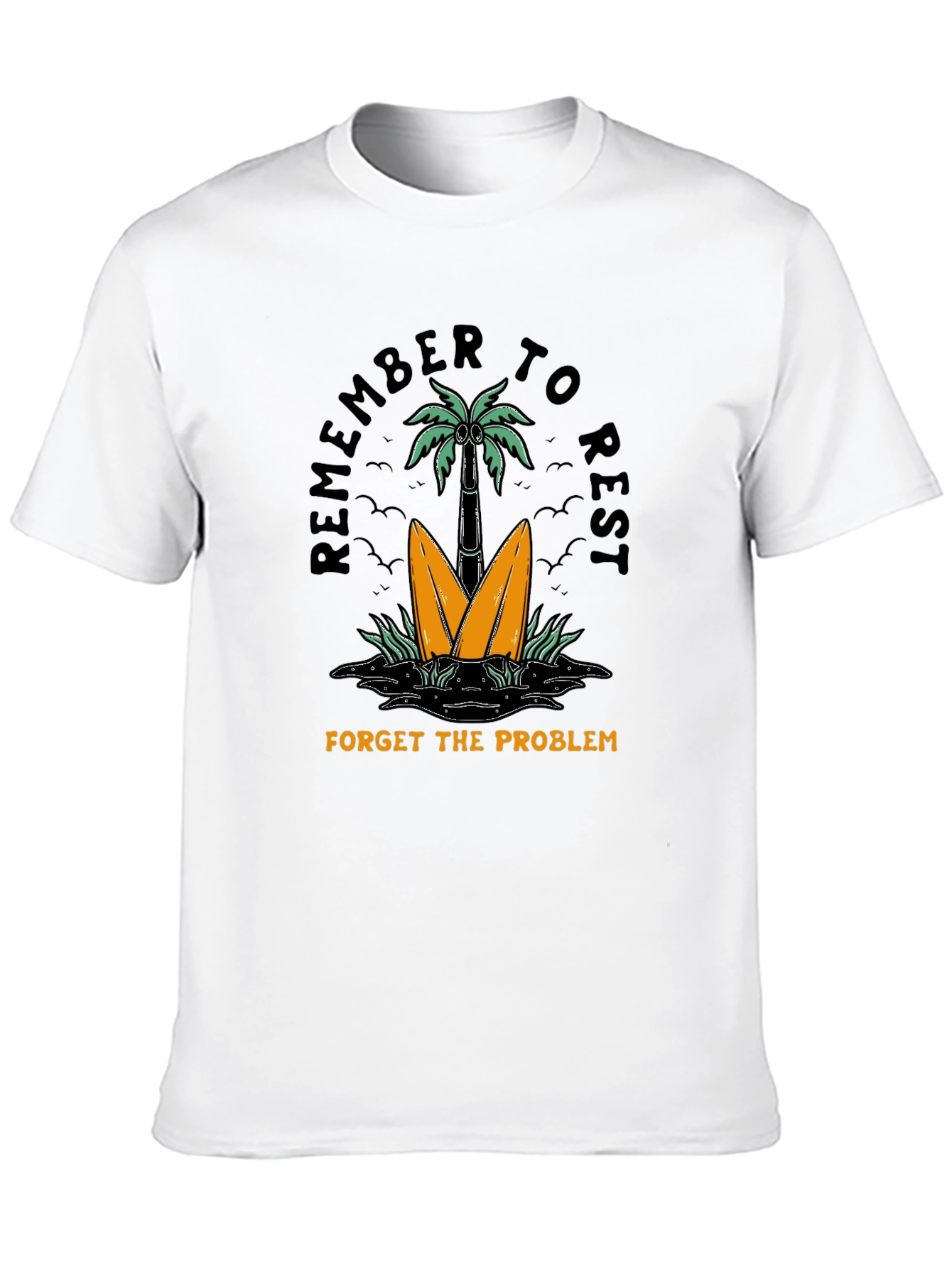 Relax Graphic Tee: Remember to Rest T-Shirt