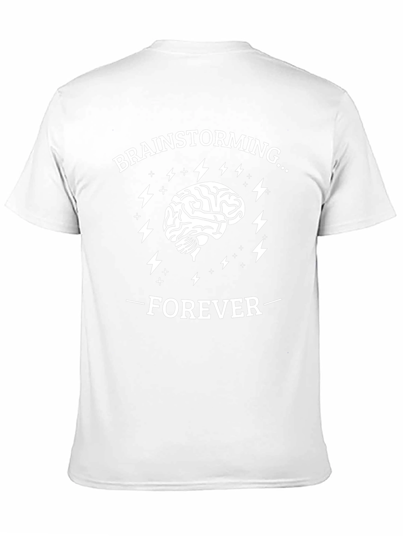 Brainstorming Forever T-Shirt - Mens Black Tee