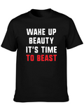 Wake Up Beauty Beast Mode T-Shirt