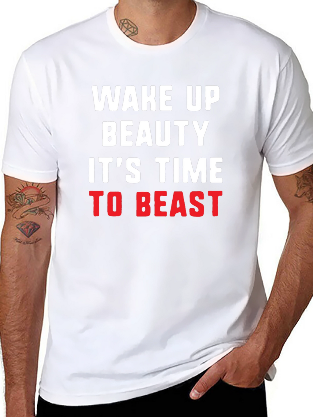 Wake Up Beauty Beast Mode T-Shirt
