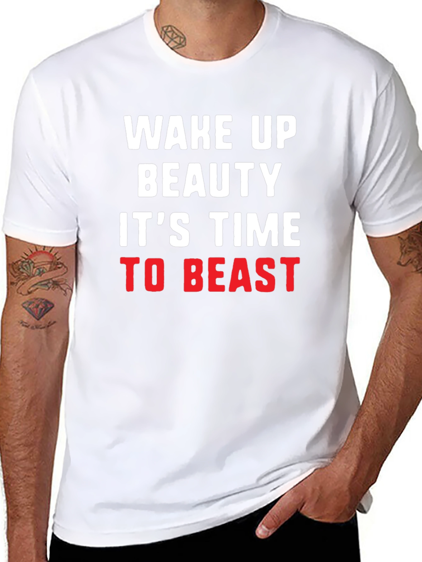 Wake Up Beauty Beast Mode T-Shirt