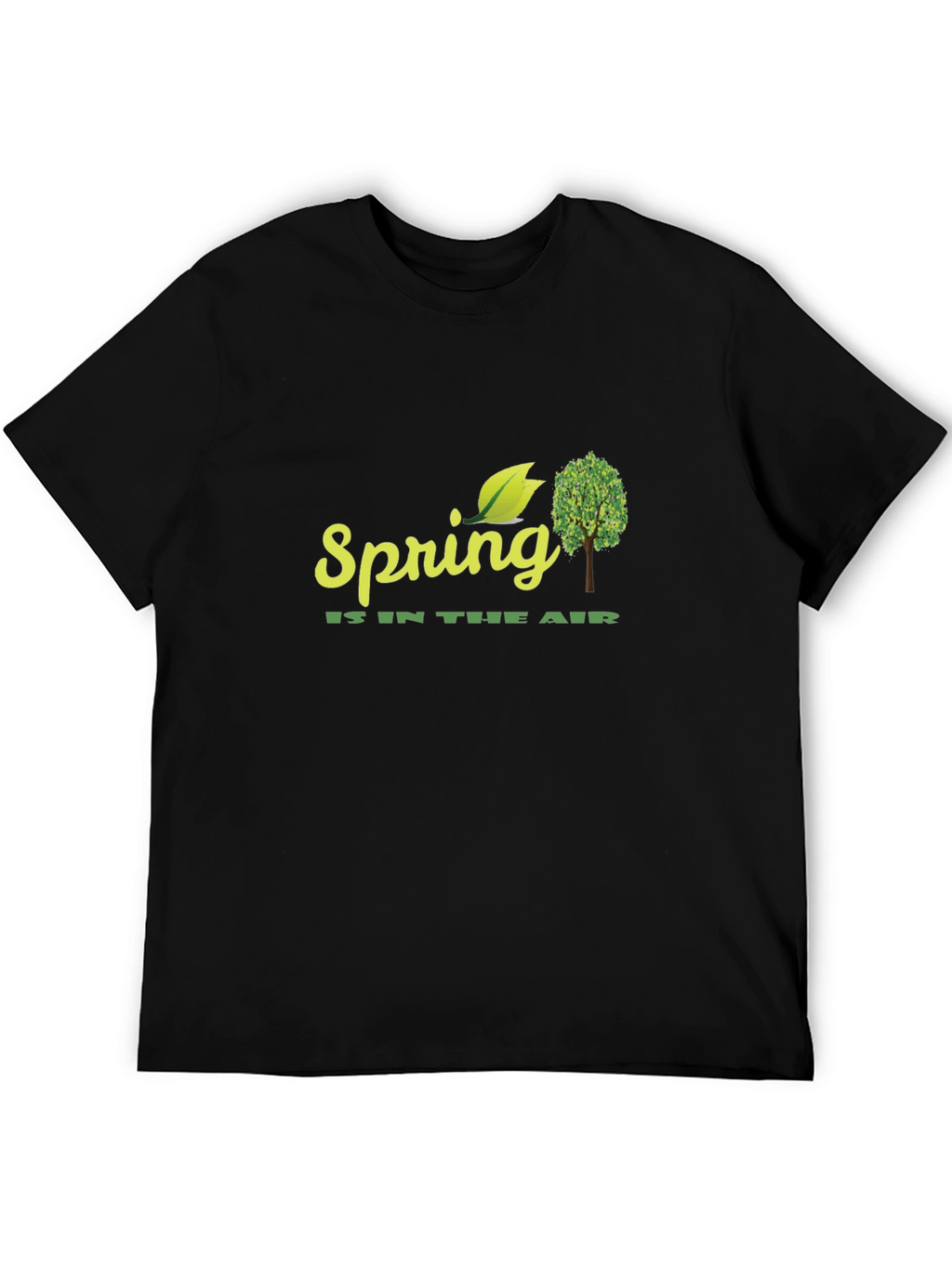 Spring is in the Air T-Shirt - Black