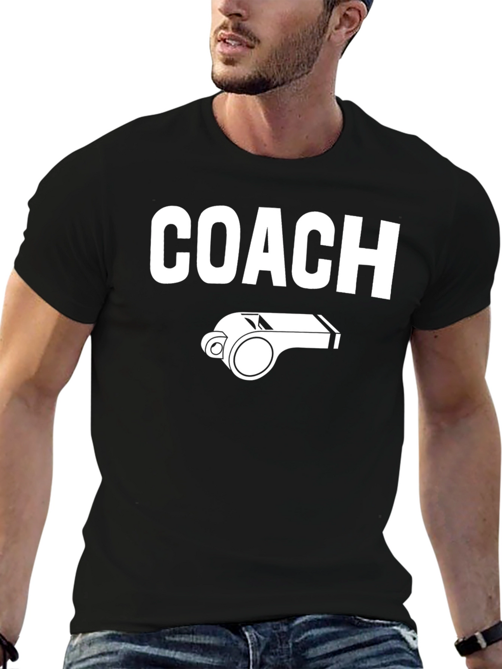 Coach Whistle Graphic Tee - Training Essentials