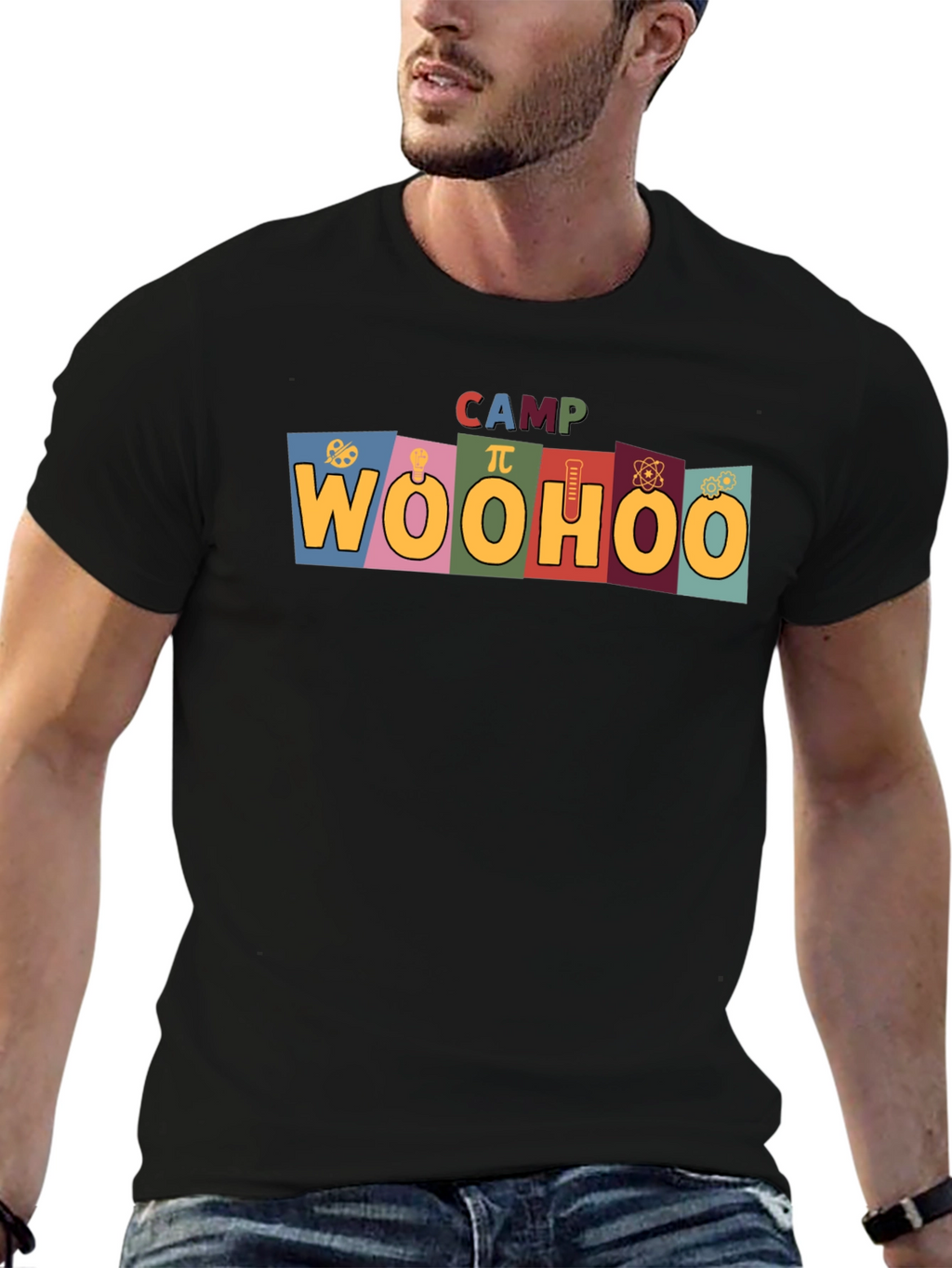 Camp Woohoo Graphic Tee - Fun Summer Camp Shirt