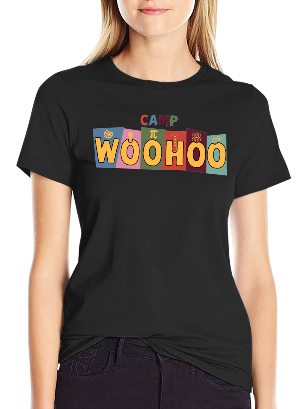Camp Woohoo Graphic Tee - Fun Summer Camp Shirt