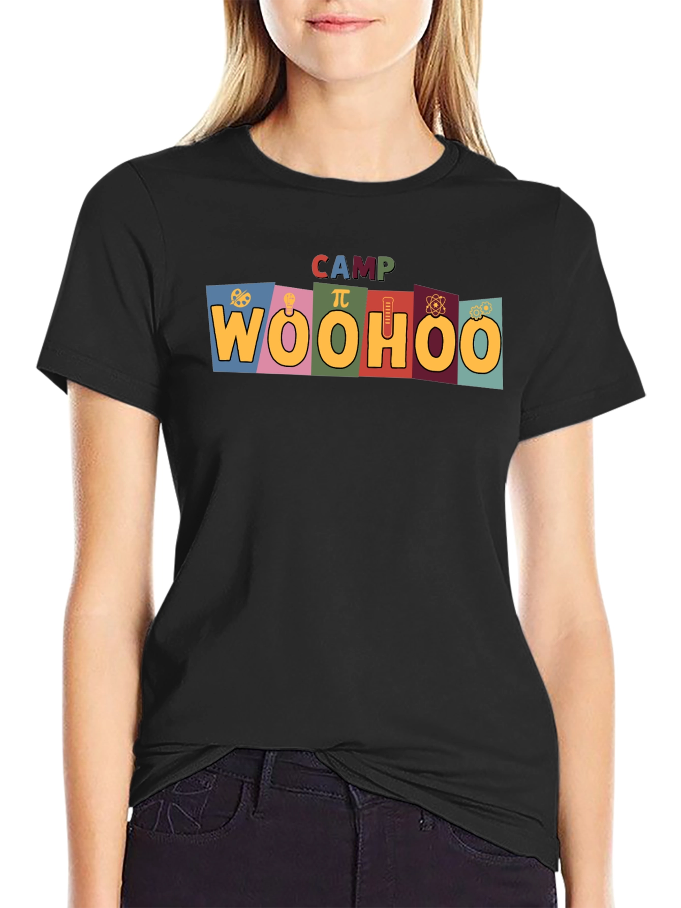Camp Woohoo Graphic Tee - Fun Summer Camp Shirt