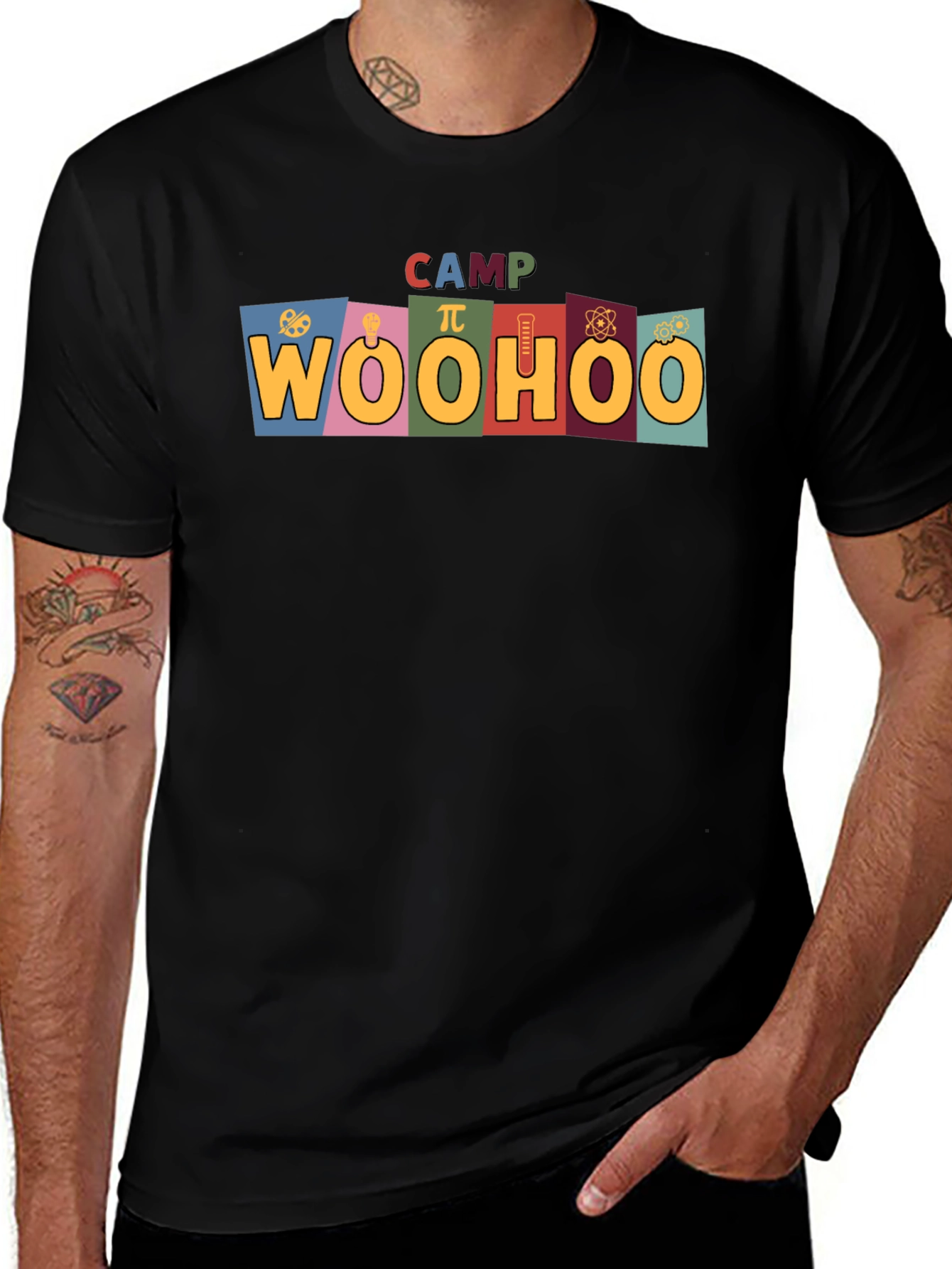 Camp Woohoo Graphic Tee - Fun Summer Camp Shirt