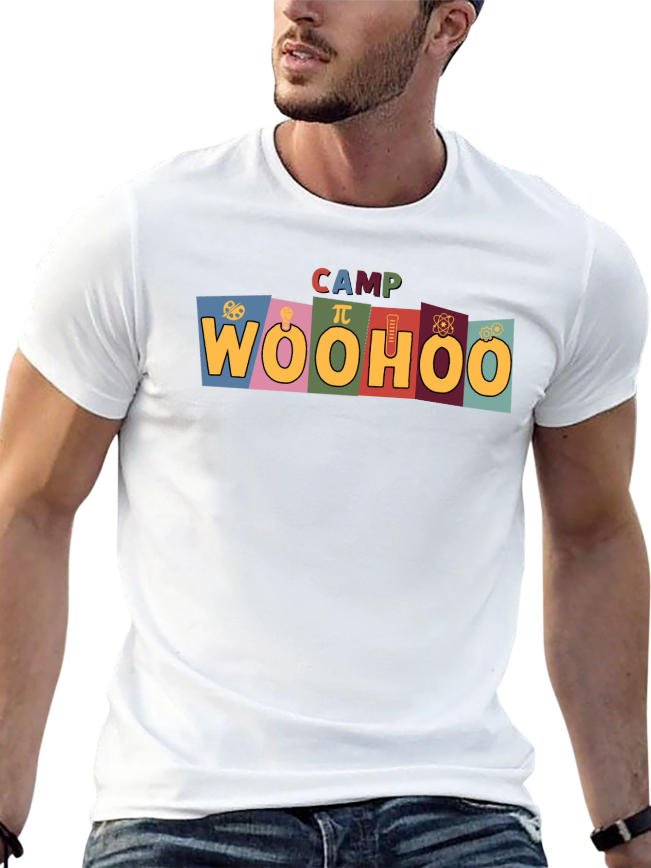 Camp Woohoo Graphic Tee - Fun Summer Camp Shirt