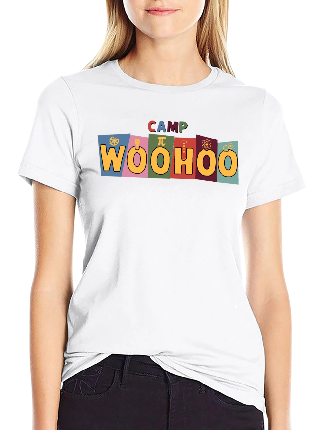 Camp Woohoo Graphic Tee - Fun Summer Camp Shirt