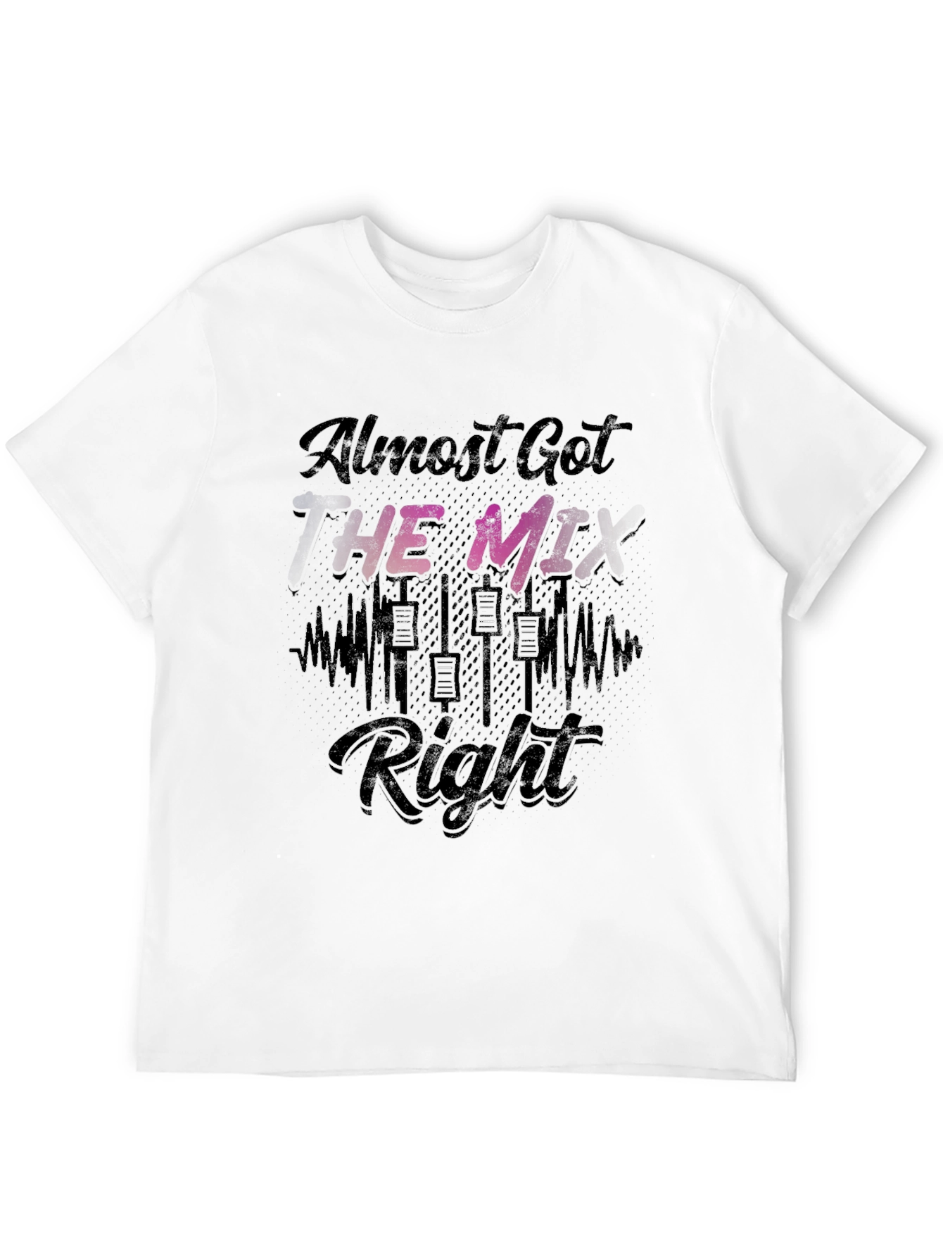 Almost Got the Mix Right T-Shirt - Black
