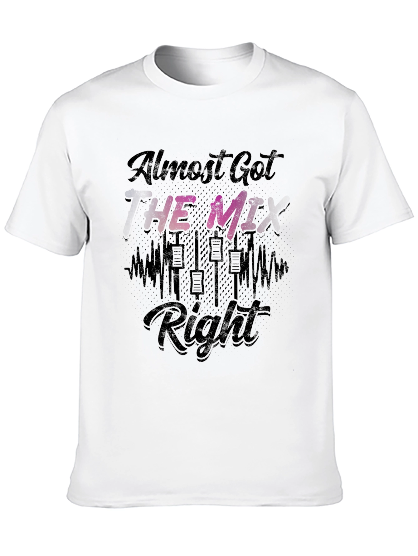 Almost Got the Mix Right T-Shirt - Black