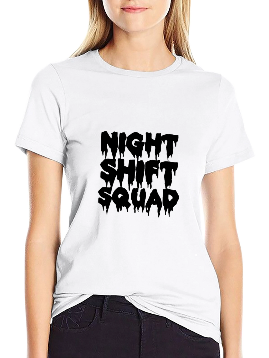 Night Shift Squad Black T-Shirt