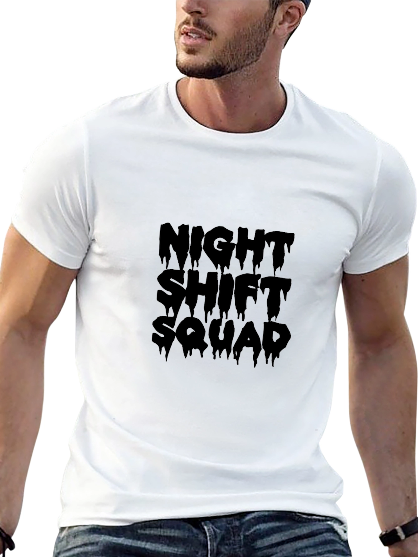 Night Shift Squad Black T-Shirt