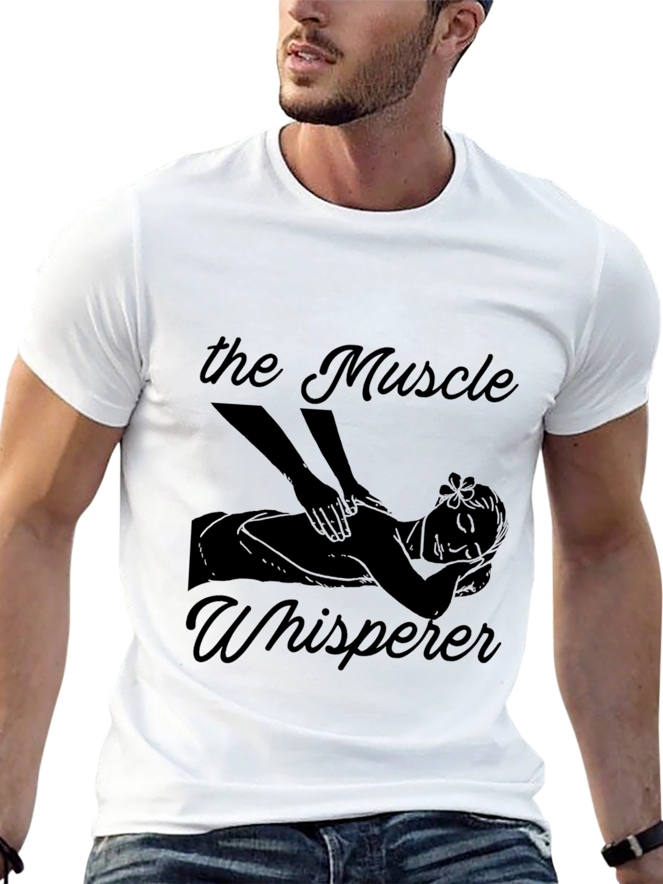 Muscle Whisperer T-Shirt - Massage Therapist Tee