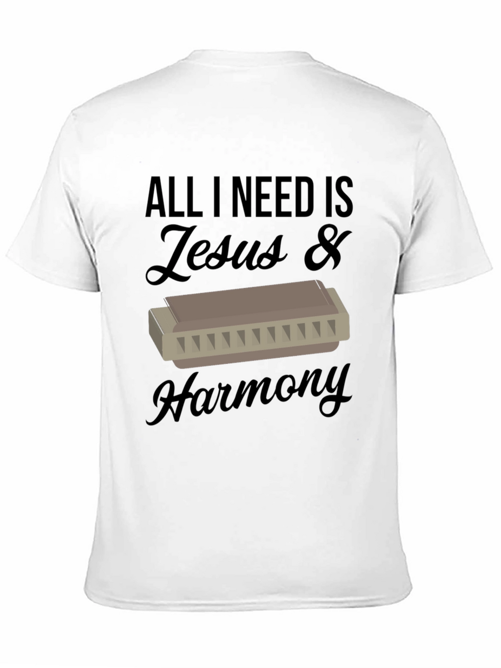 Jesus & Harmony T-Shirt - Music Lover Tee