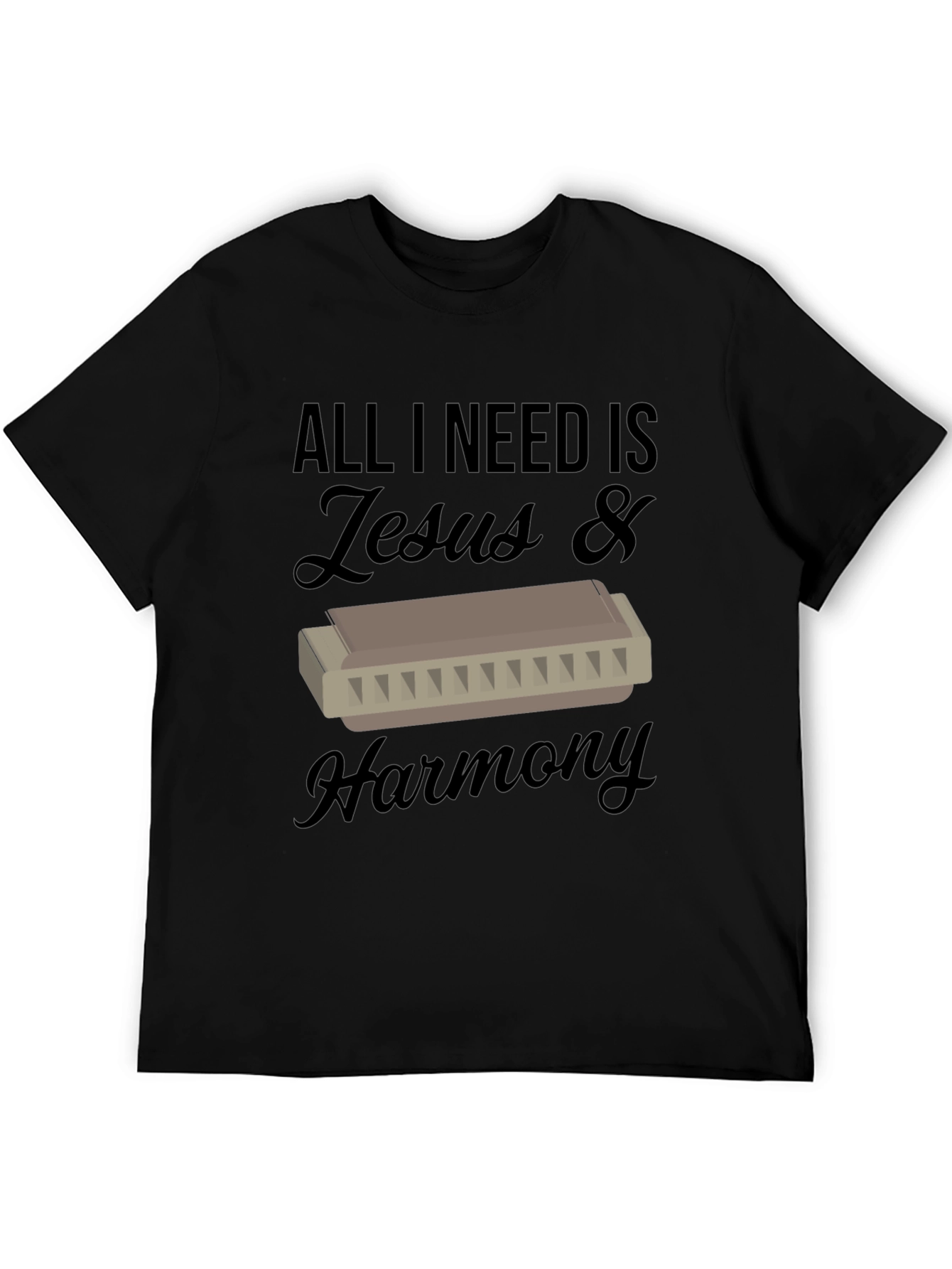 Jesus & Harmony T-Shirt - Music Lover Tee