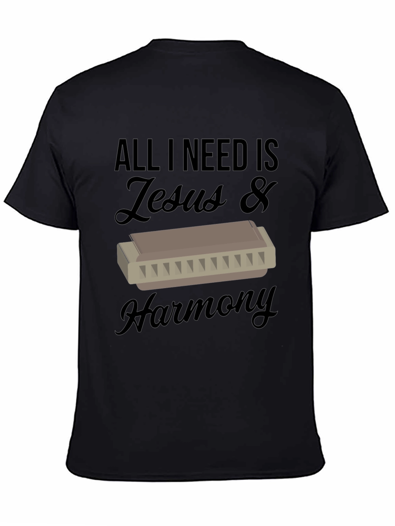 Jesus & Harmony T-Shirt - Music Lover Tee