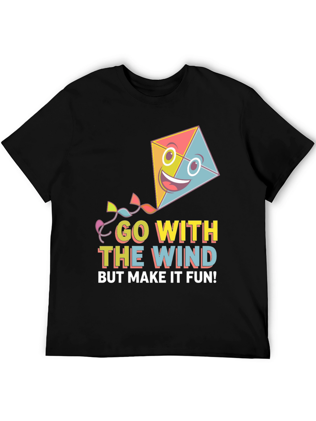 Go With The Wind Fun Kite T-Shirt