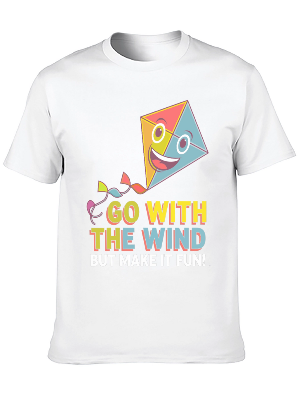 Go With The Wind Fun Kite T-Shirt