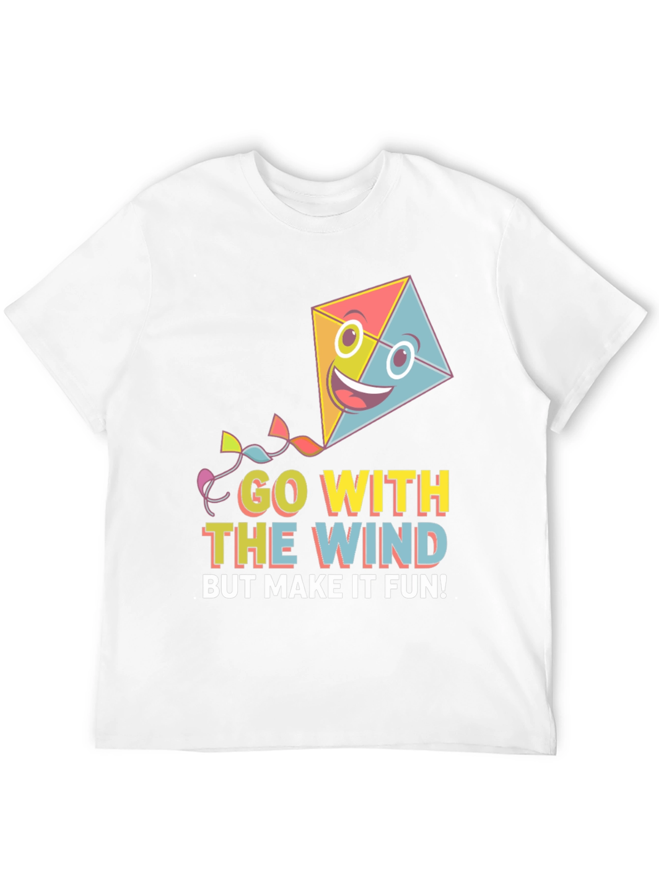 Go With The Wind Fun Kite T-Shirt