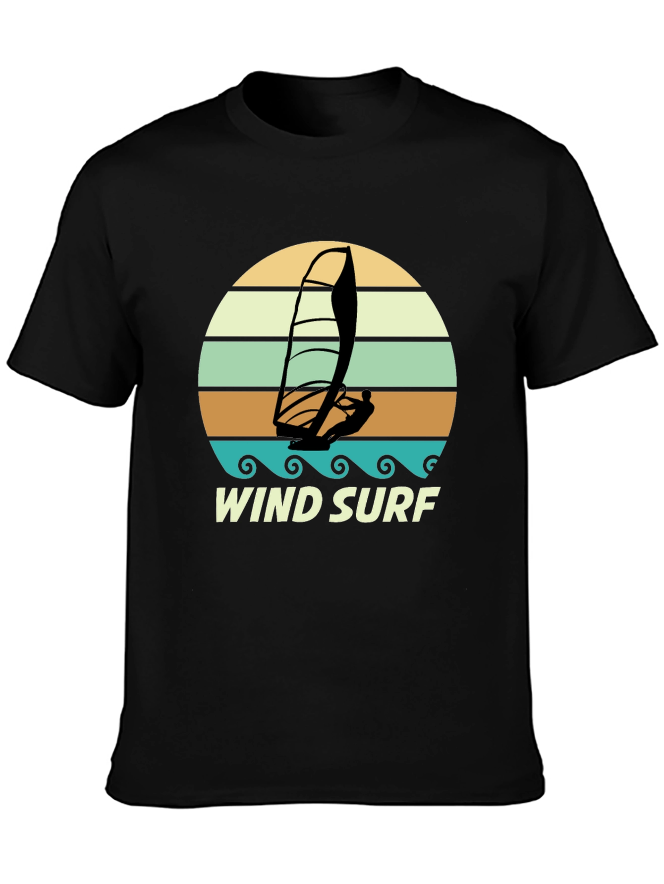 Retro Windsurf T-Shirt: Vintage Style Wave Rider Tee